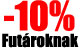 fut�roknak 10% kedvezm�ny
