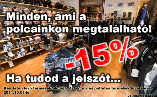 k�szletes akci� 15%